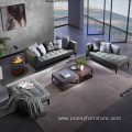 living room 7 seater couch genuine leather sofas